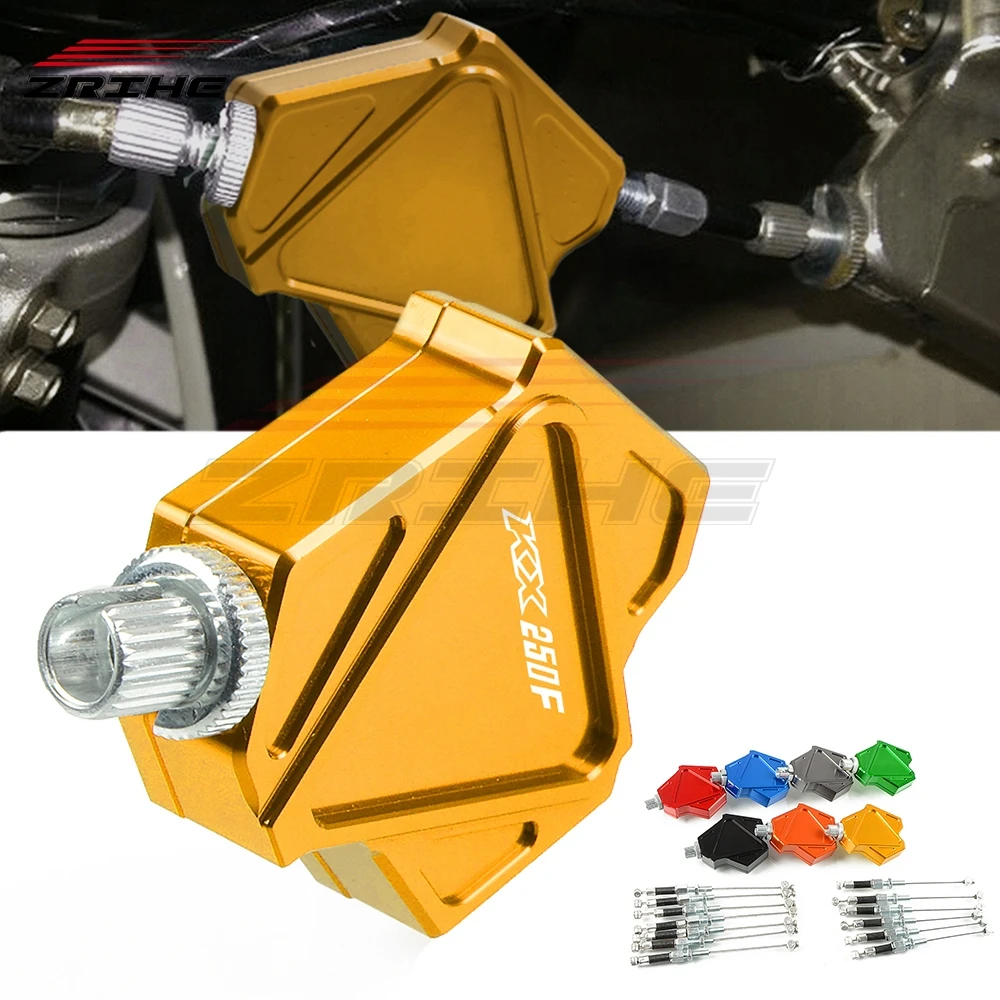 

For Kawasaki KX250F KX 250F KX 250 F 2004 2005 2006-2018 Easy Pull Cable Lever Replacement System Motocross Motorcycle Aluminum