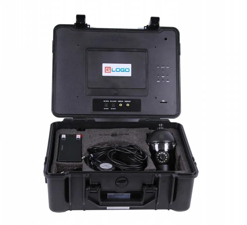CR110-7C HD 600 TVL 360 градусов вращение Камера Подводная камера с панорамированием с DVR@ 30 м кабелем