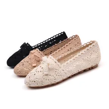 Женская обувь на плоской подошве, с круглым носком, из говяжьей кожи, женская обувь с вырезами, удобная обувь, кружевные плоские туфли