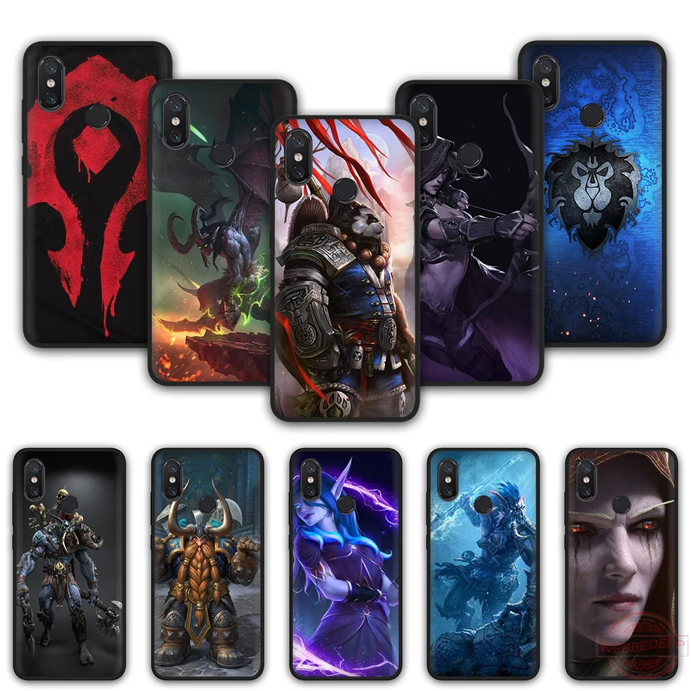 WEBBEDEPP World of Warcraft TPU чехол для телефона Xiaomi Mi 6 8 A2 Lite A1 F1 9 MAX 3 SE |
