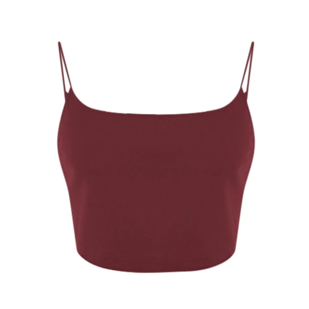 

Summer Swimming High Quality Fashion Women's Sexy Off Shoulder Sleeveless Vest T-Shirt Blouse Tube Top Solid Color Cotton A#45
