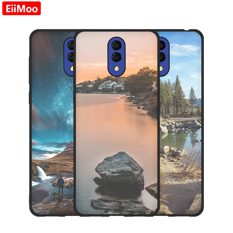 Чехол EiiMoo окрашенный для Alcatel 3L 2019 силиконовый чехол 5039 s задняя крышка 5039D Fundas Coque