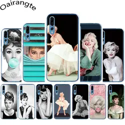 Жесткий чехол для телефона Marilyn Monroe для Huawei Honor 6a 7X8 9 10 Lite 8C 8X Play