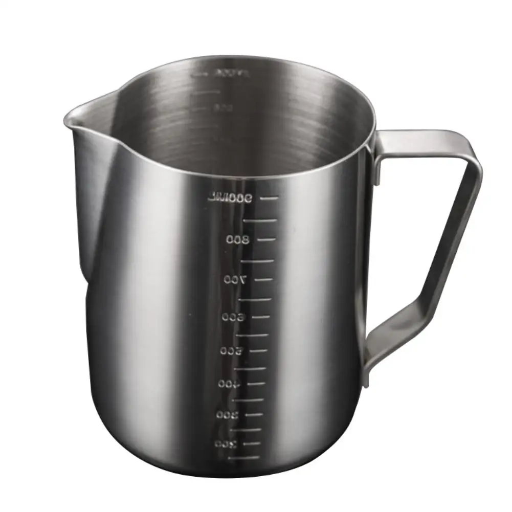 

1Pc 350/600/1000ml Stainless Steel Milk Frothing Pitcher Espresso Coffee Mug Craft Coffee Cappuccino Cups Milk Jug Pitcher