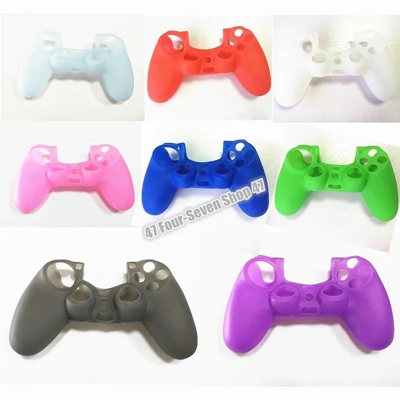 Soft Silicone Rubber Gel Joystick Protective Case for PS4 Controller