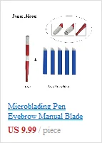 Постоянный Макияж 3D брови татуировки Поставки microblading Средства ухода за мотоциклом отбеливающий агент в время микропигментации своевременной коррекции агента коррекция бровей、наборы для татуировок