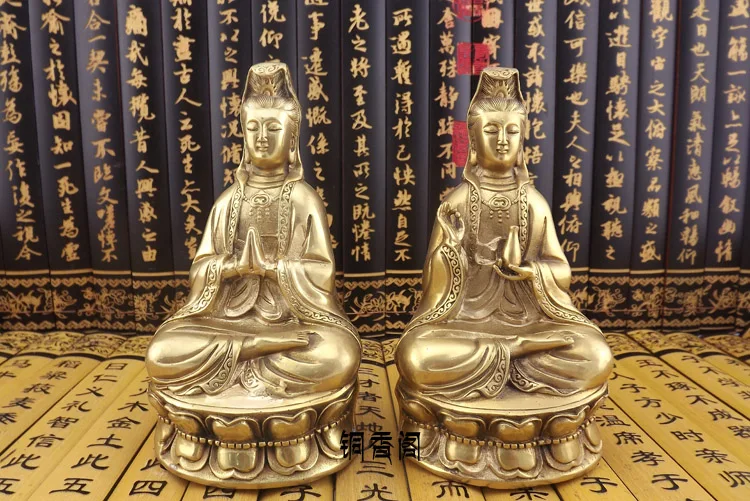 

Old antique Bronze Arts & Crafts Copper buddha bodhisattva buddha decoration