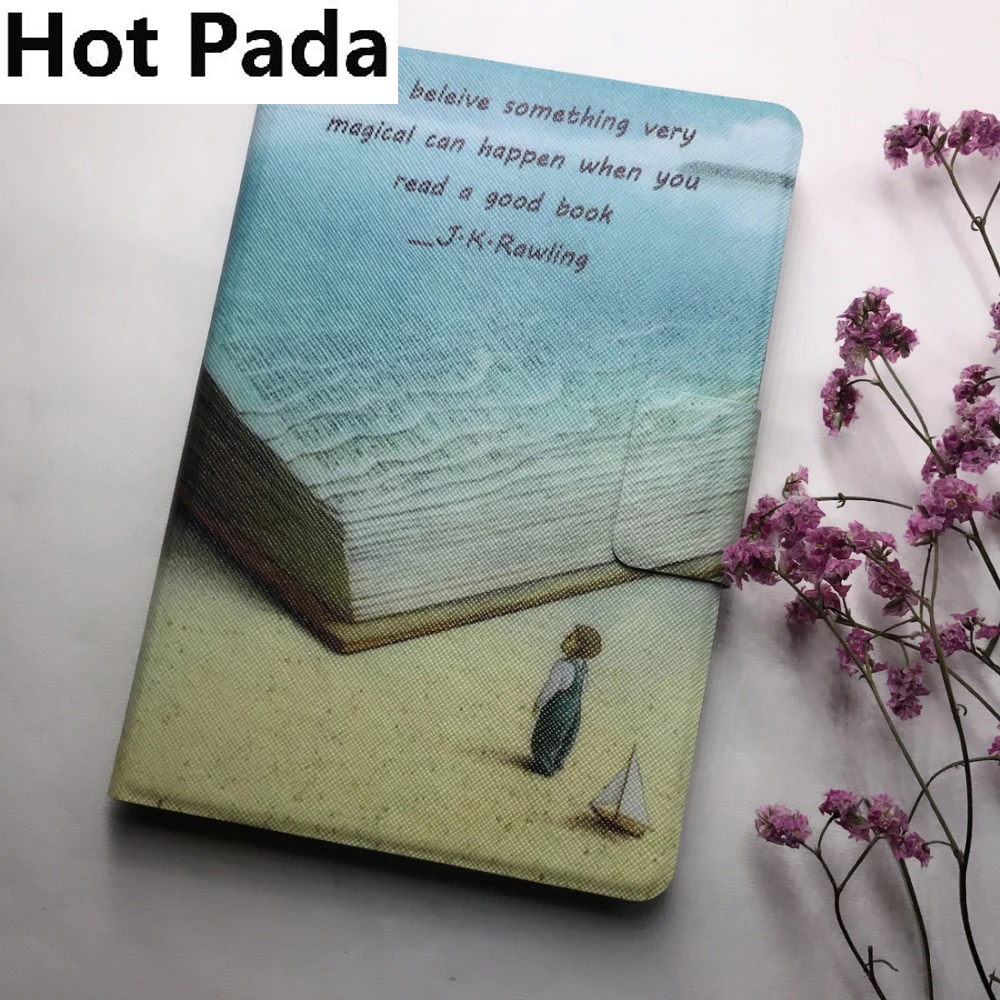 

Hot Pada case for amazon kindle paperwhite 1 2 3 folio cover funda case for 2015 kindle paperwhite ereader+screen protector