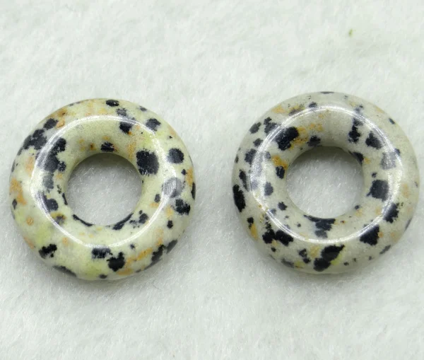15 мм натуральный камень кварц кристалл тигровый глаз опал circle ISES круг Пончик подвески кулон для Diy для изготовления украшений ожерелья 12 шт - Окраска металла: NO.10