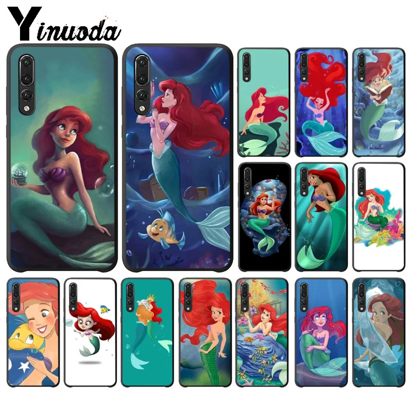 Чехол для телефона Yinuoda Princess Ariel Little Mermaid snow Huawei P10 plus 20 pro P20 lite mate9 10 honor view10 |
