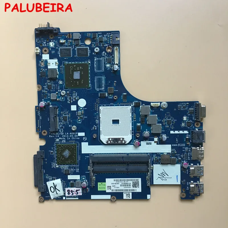 PALUBEIRA LA-A091P материнская плата для ноутбука для lenovo G505S материнская плата DDR3 протестированная Работа идеально