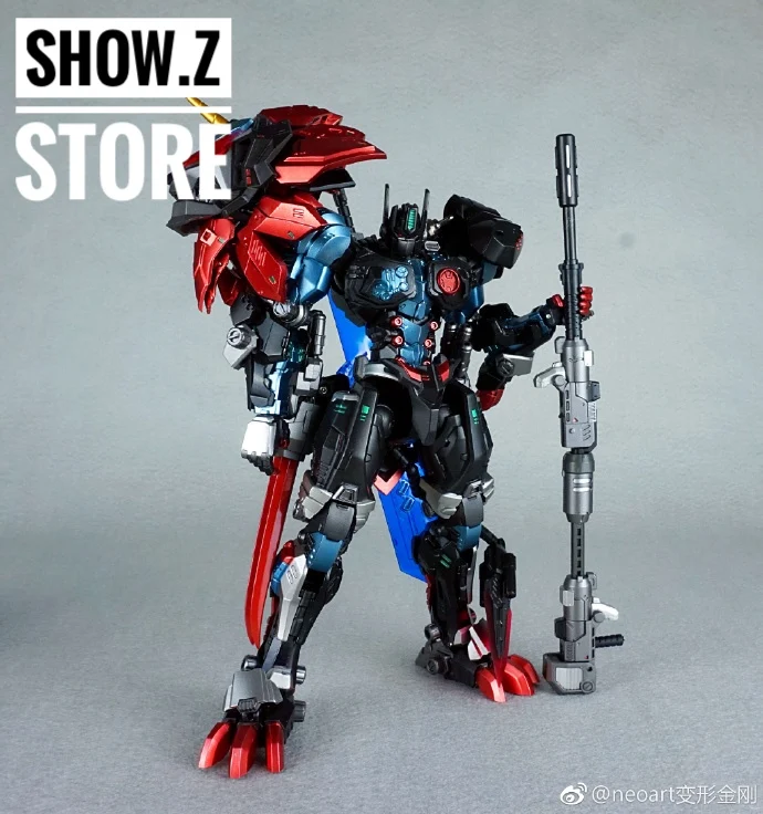 

[Show.Z Store] NeoArt Toys DX08B Origin Xerxes Black Leonidas Effect PE Transformation Action Figure