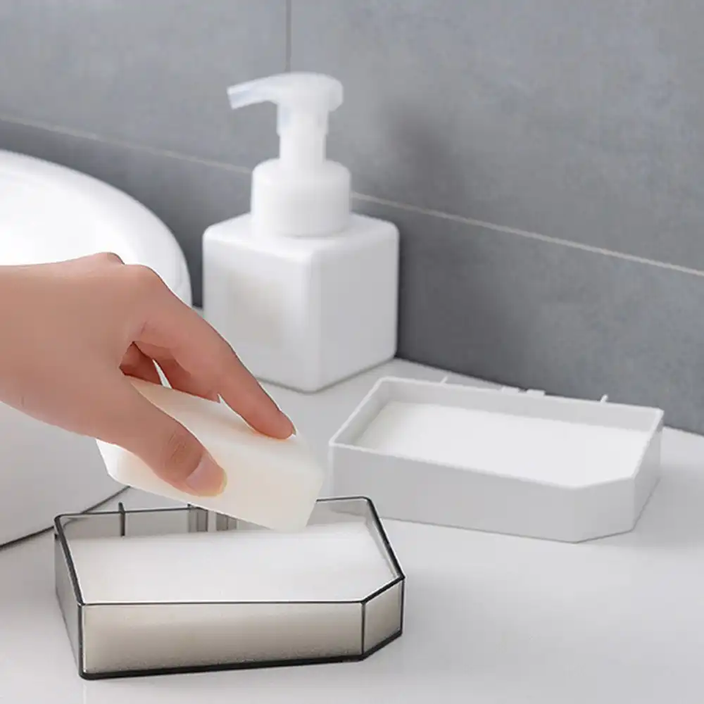 1PC Bathroom Shower Soap Box Dish Storage Plate Tray Holder Case Soap Holder