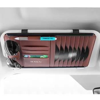 

New CD Case Car CD Storage Bag Multifunction Sun Visor CD Clip CD Sleeve Hot Sell