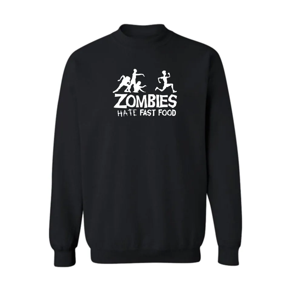 Walking Zombie New Funny Sweatshirt Men Hip Hop Men's Streetswear Men with Street wear Style Hoodies Men Luxury Brand