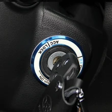 Car luminous aluminium alloy ignition key ring cover decoration sticker For Kia RIO ceed sportage Hyundai Solaris IX35 I30