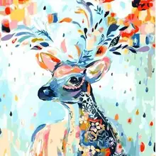 7105 Carnival Deer- Paint by Numbers Kits for Adults DIY
