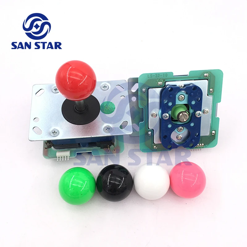 

2 pcs of Original Seimitsu Joystick LS-32-01 With Connect Wire-Game Machine Accessory-Arcade Machine Parts