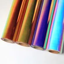 50 см* 50 см Нео хром 4 цвета на выбор теплопередача виниловая HTV футболка железо на тепловом прессе ПЭТ Материал