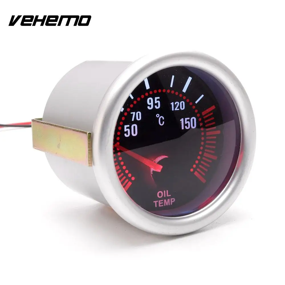 Vehemo Cars Metal Universal Modified Instrument Motors Dashboard Oil