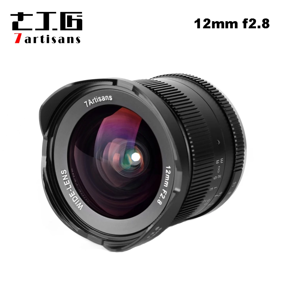 7artisans 12mm F2.8 Ultra Wide Angle Lens for Sony E mount APS C Mirrorless Cameras A6500 A6300