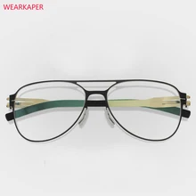 WEARKAPER, без винтов, оправа для очков, очки для мужчин и женщин, оправа для очков, Gafas de Grau