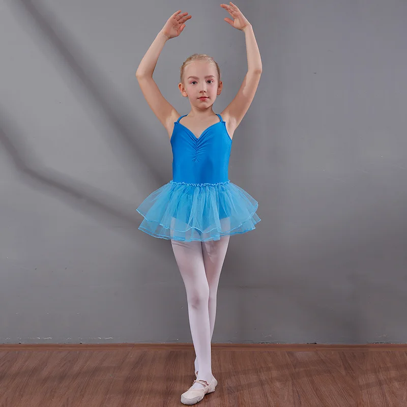 

Girls' Ballet Dancing Dress Sleeveless Dance Uniforms Children's Ballet Dresses Girls' Dance Uniforms D0780
