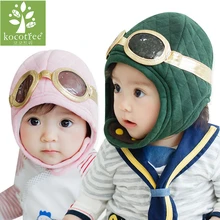 2016 New Winter Baby Hat Toddlers Warm Cap Hat Beanie Cool Baby Boy Girl Kids Infant Winter Pilot Cap 3 Colors Boy Girl Gift Hat