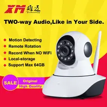 XM HD Wireless IP Camera IR-Cut Night Vision Audio Recording Network CCTV Onvif Pan/Tilt P2P Baby Monitor Wifi Home Security Cam