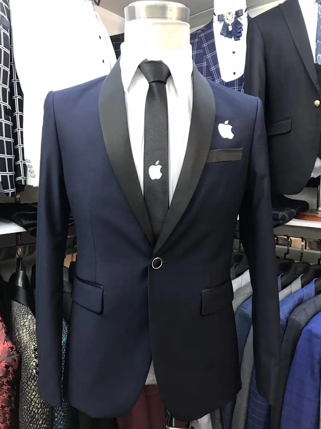 Slim fit последнее пальто дизайнерские штаны мужские свадебные костюмы хост сценическая сцена белый черный флот блейзеры куртка брюки