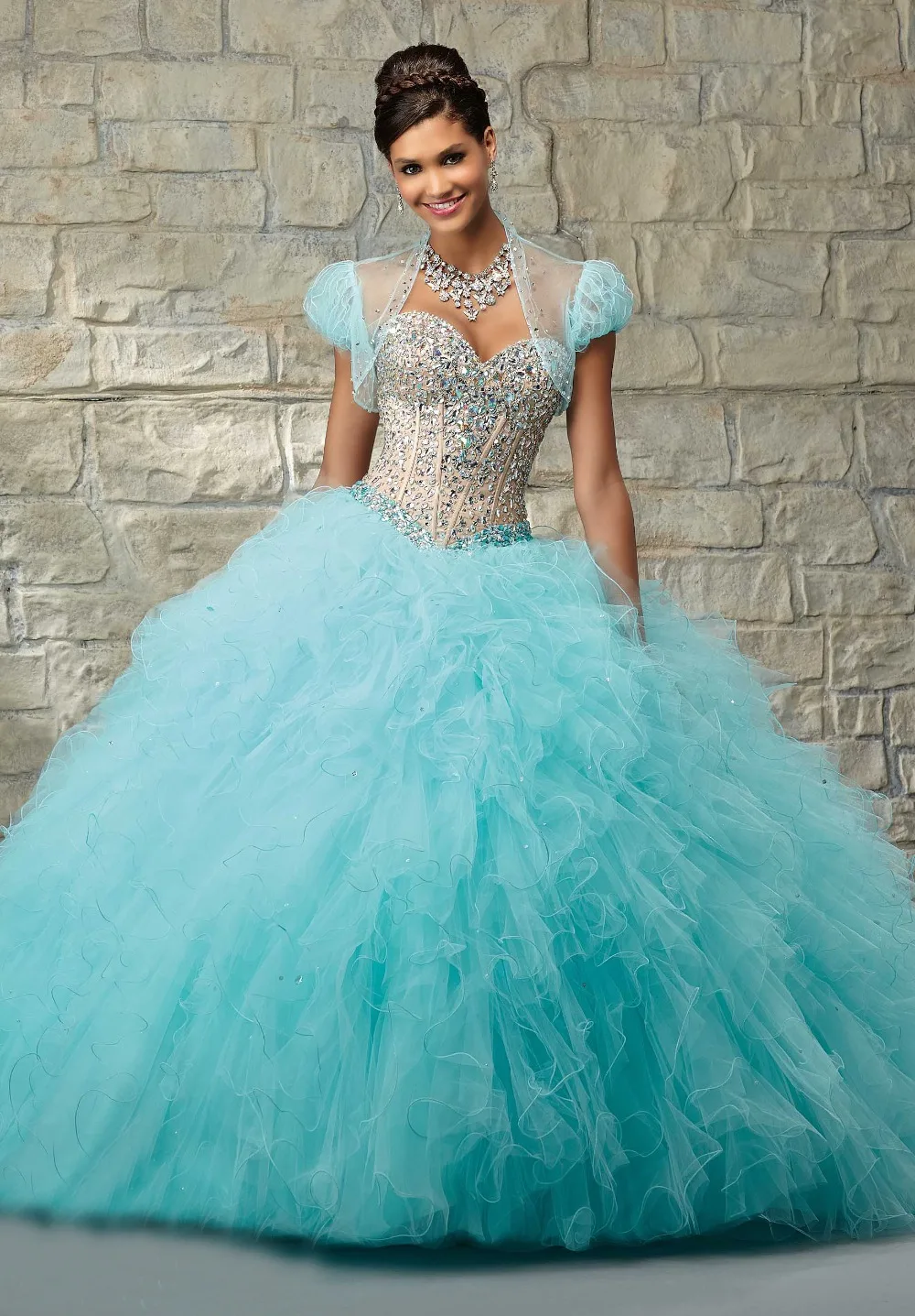 Popular Baby Blue Quinceanera Dresses-Buy Cheap Baby Blue ...