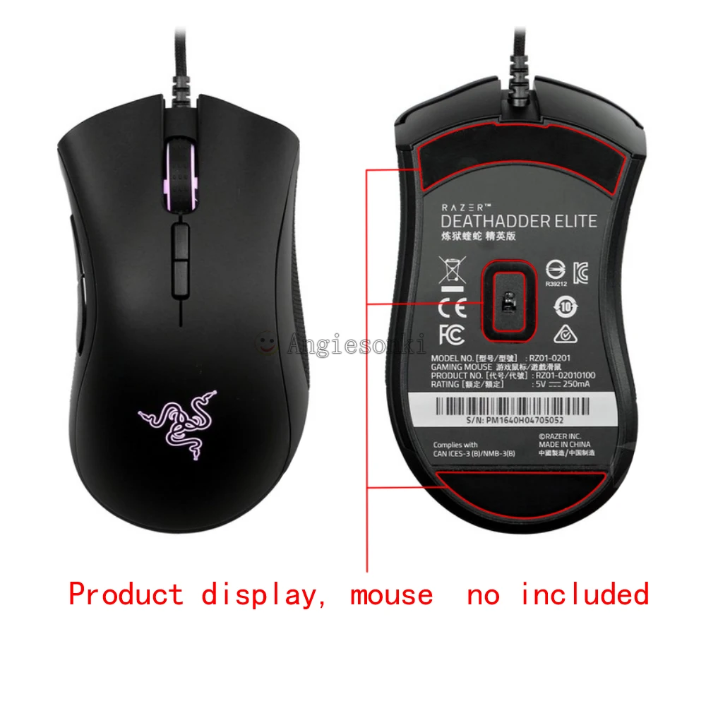 2 шт Набор сумок из 4 предметов Deathadder Elite онлайн игры Мышь средства ухода за кожей стоп коньки с тефлоновым покрытием 0,6 мм 3 м