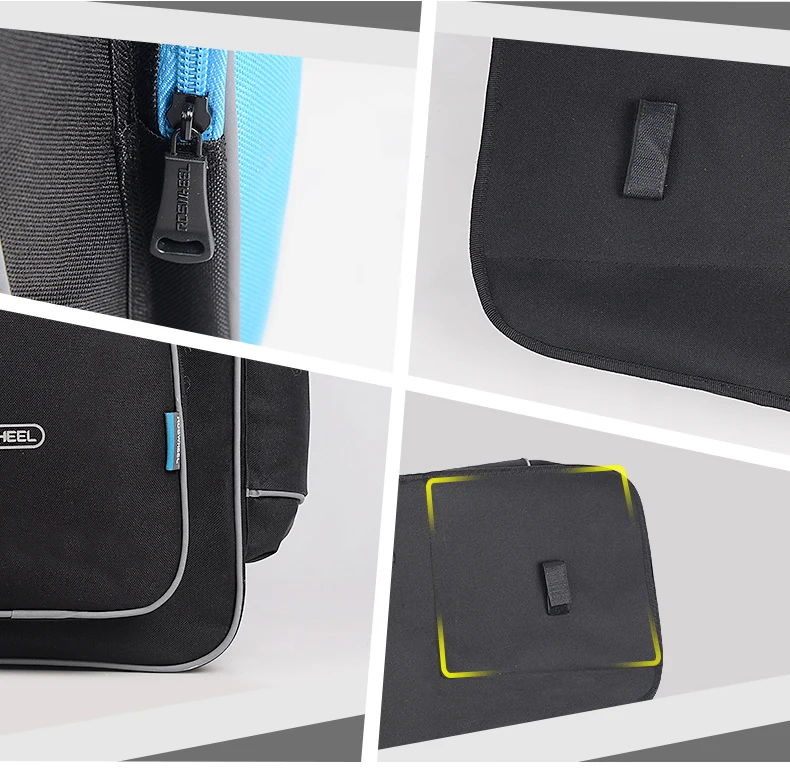 Best ROSWHEEL Bicycle Carrier Bag 30L Rear Rack Trunk Bike Luggage Back Seat Pannier Two Double Bags Outdoor Cycling Saddle Storage 1 4 Best ROSWHEEL Bicycle Carrier Bag 30L Rear Rack Trunk Bike Luggage Back Seat Pannier Two Double Bags Outdoor Cycling Saddle Storage 1 4