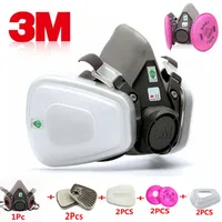 9 In 1 3M 6200 Industry Half Face Paint Spray Gas Mask 