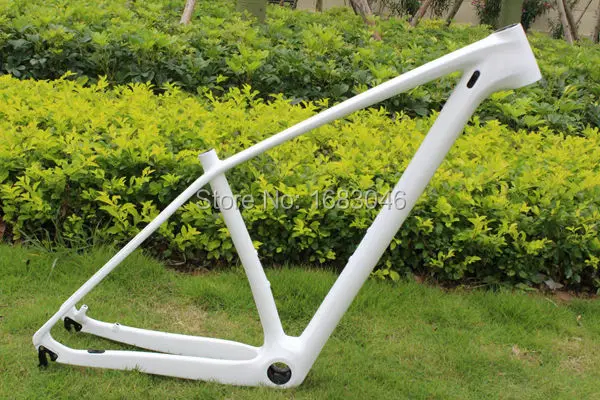Sale Full carbon matt cycling 29er Mountain Bike MTB Frame 18.5" Bsa Bicycle Clamp 27.2mm 1
