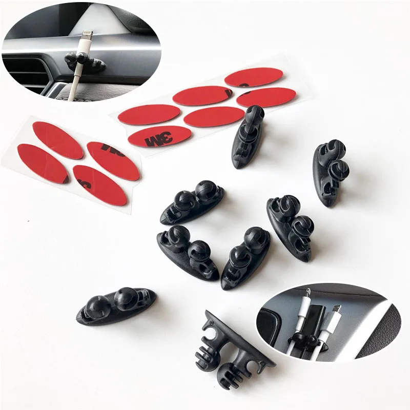 

8pcs Car Wire Clip Stickers for Mitsubishi ASX Outlander Lancer Colt Evolution Pajero Eclipse Cross Grandis Zinger