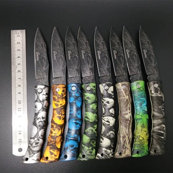 

Mini Folding Pocket Knife Camping Survival Plastic Handle Fruit Knife Fold Stainless Steel Blade Portable Outdoor Tools