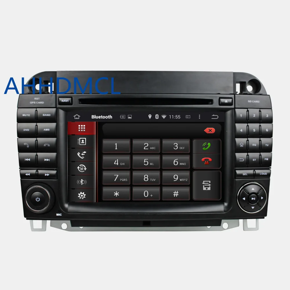 Discount Car Multimedia Player Stereo Radio DVD Android 8.1.0 GPS For W220 S Class S280 S320 S350 S400 S430 S500 1999~2006 3