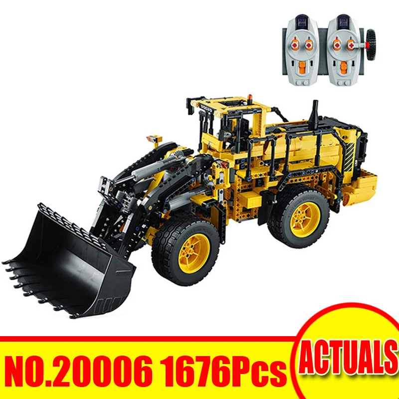 

1676Pcs 20006 Lepin Technic Figures L350F Wheel Loader Model Kits Building Blocks Bricks Set Toys For Children Compatible 42030
