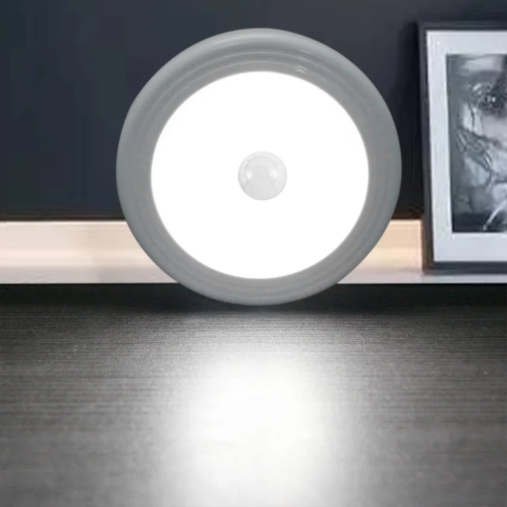 

ICOCO New Arrival 6 LED PIR Body Motion Sensor Activated Wall Light Night Light Induction Lamp For Closet Corridor Cabinet