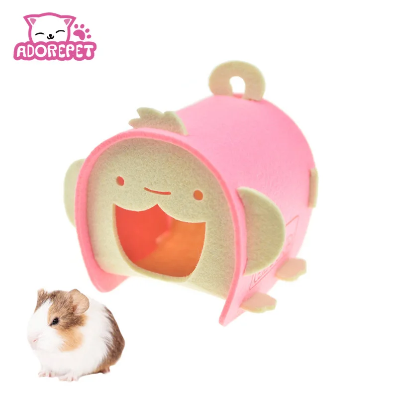 Cute Winter Warm Hamster Bed House Bedding Cage For Syrian hamster Mini
