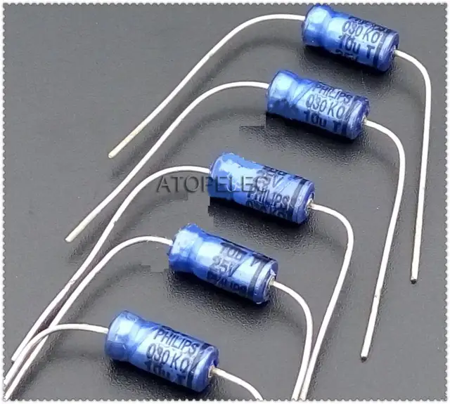 2pcs VISHAY BC LL Axial Hi Fi Capacitors Hi Fi Audio 4.7 220uf 25V/40V