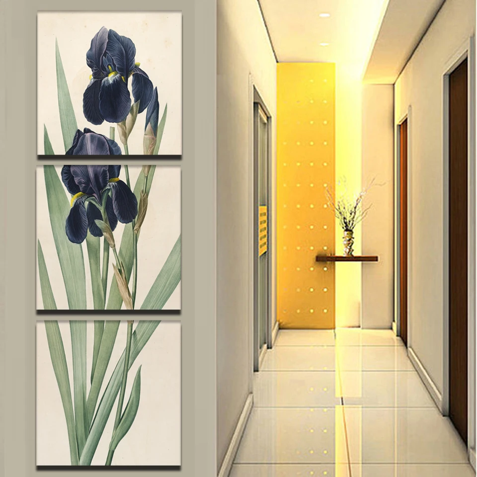 Blauwe bloemen schilderen koop goedkope blauwe bloemen schilderen ...