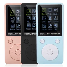 1,8 дюймов цифровая переносной экран MP4 музыкальный плеер Поддержка флеш-карты памяти TF 32 ГБ и разъемом для наушников, длительное время работы в режиме ожидания(не включена карта памяти