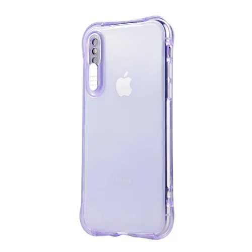 Задняя крышка Capa для apple iphone X XS XR XS max 5 5S SE 6 6S 7 8 plus 11 Coque Мягкий ТПУ Красочный Светодиодный светильник-Вспышка чехол для телефона - Цвет: purple