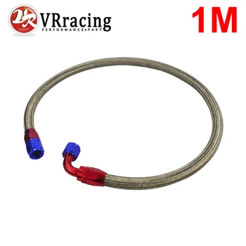 

VR - AN10 1METER STAINLESS STEEL BRAIDED Fuel Oil Line + STRAIGHT AN SWIVEL FITTING + 90 DEGREE AN SWIVEL FITTING VR3701S