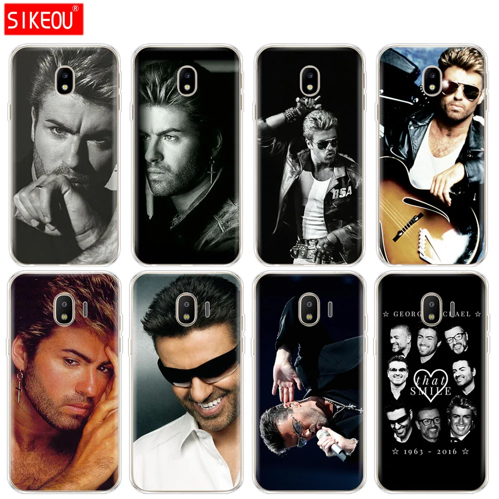 

silicone cover phone case for Samsung Galaxy J3 J5 J7 2017 J330 J530 J730 PRO j2 2018 George Michael