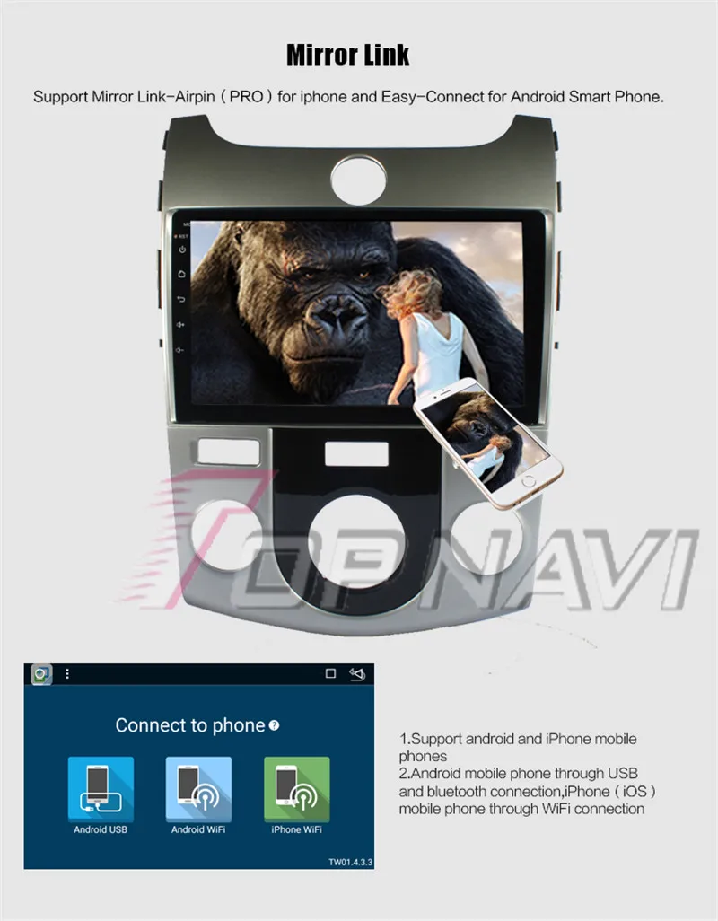 car pc 2din For KIA Cerato 2010