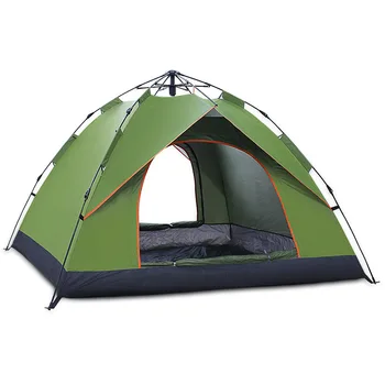 

In 2018, the new two-room one-hall two-person fully automatic outdoor camping and leisure tent will be wholesale in stock