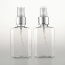 2pcs 80ml transparent octagonal square bottle Spray bottle Electrochemical aluminum nozzle Sub-bottle wholesale BQ185 2pcs 80ml transparent octagonal square bottle Spray bottle Electrochemical aluminum nozzle Sub-bottle wholesale BQ185